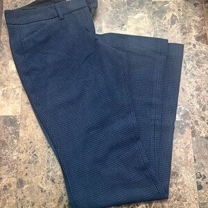 Plaid Blue and Black Express Pants